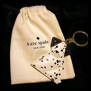 nw/out tag kate spade dalmatian keychain!